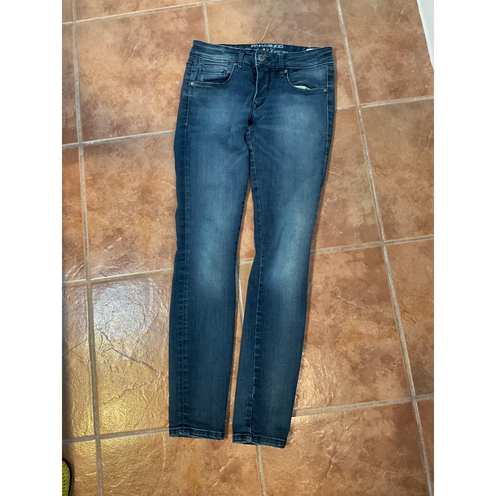 Parasuco Super Skinny Jeans Womens 27 Blue Excellent Mid Waist Mary Fit